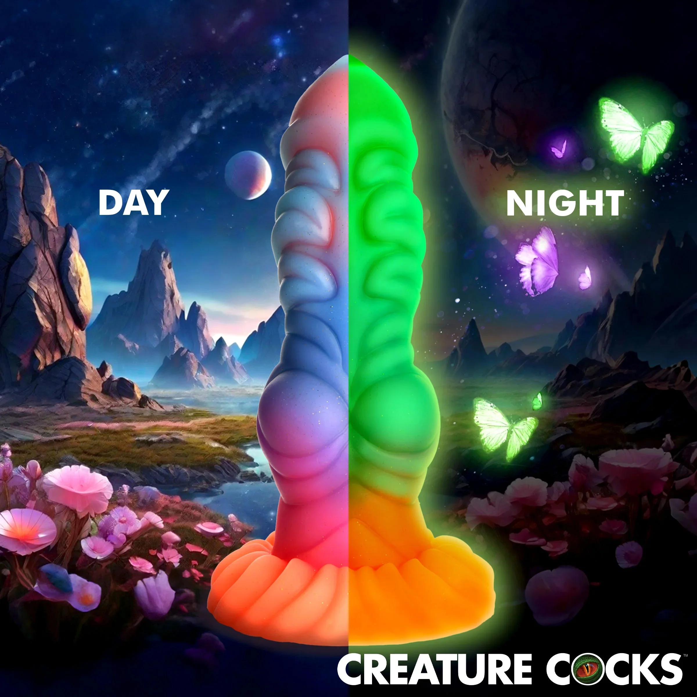 ALIEN INVADER GLOW-IN-THE-DARK DILDO - Image 6