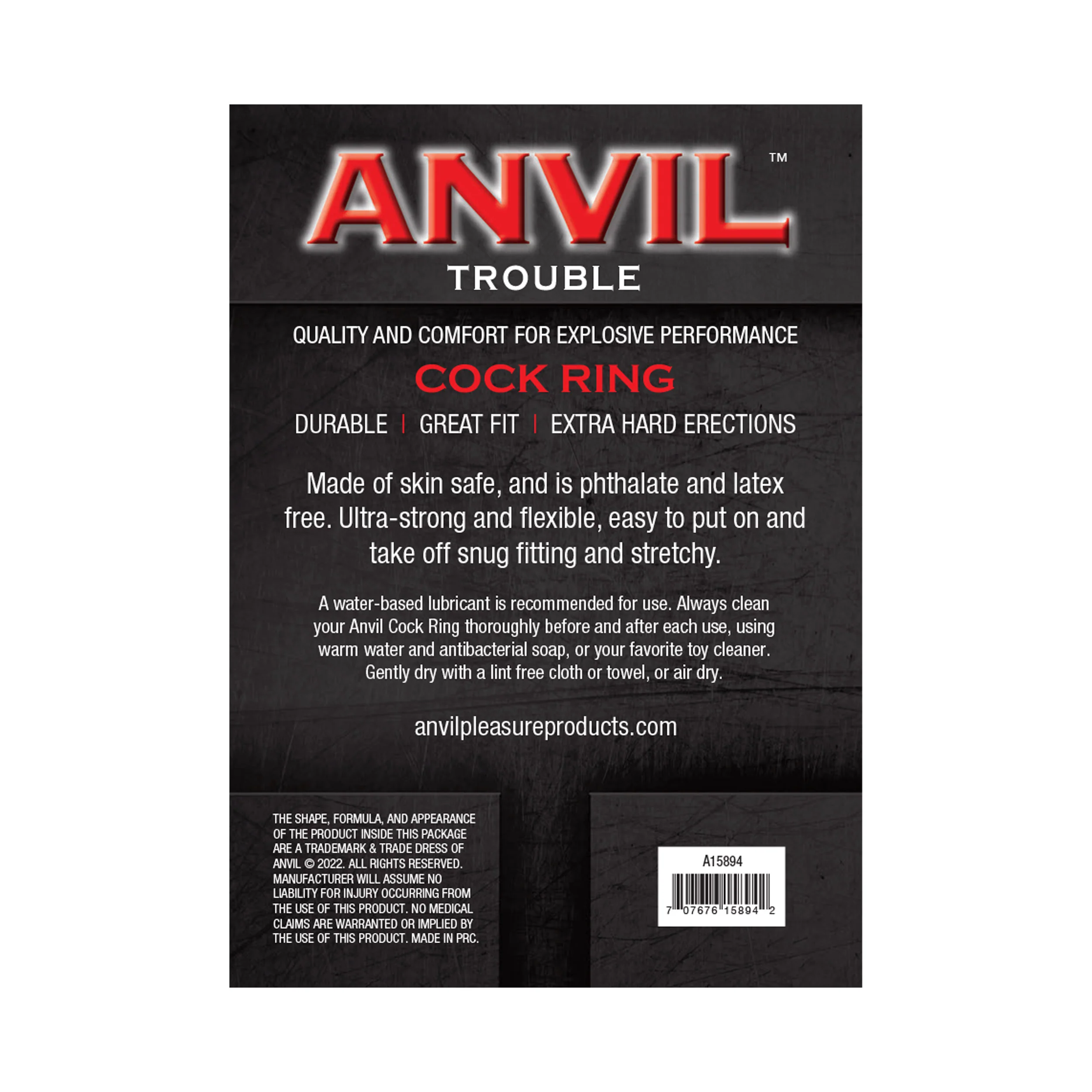 Anvil Double Trouble Cock Ring - Image 3