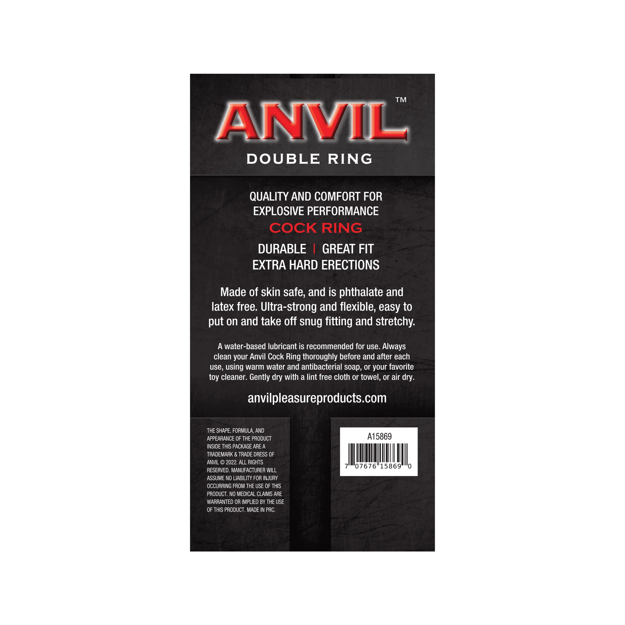 Anvil Dark Blue Double Ring - Image 3