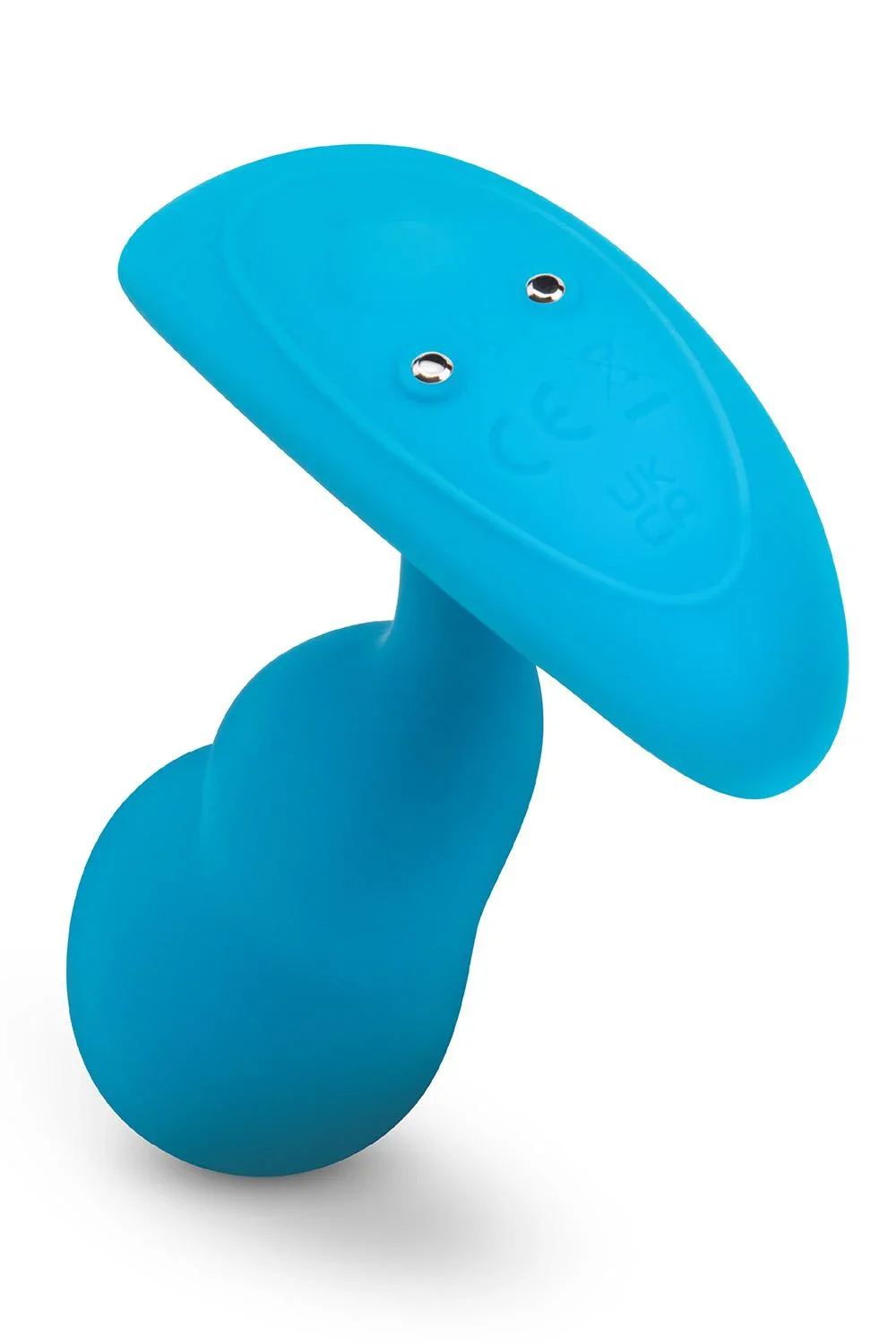 b-Vibe Remote Control P-Spot Snug Plug in Blue - Image 3
