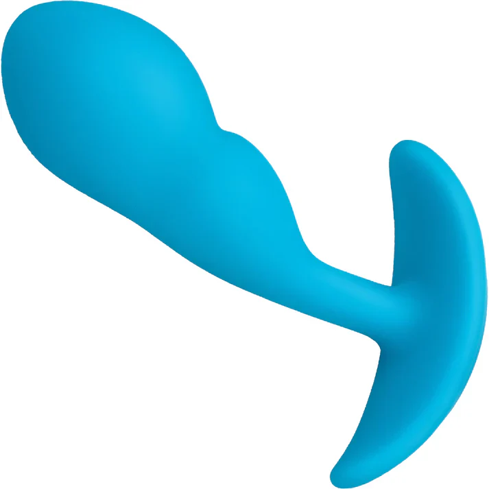 b-Vibe Remote Control P-Spot Snug Plug in Blue - Image 5