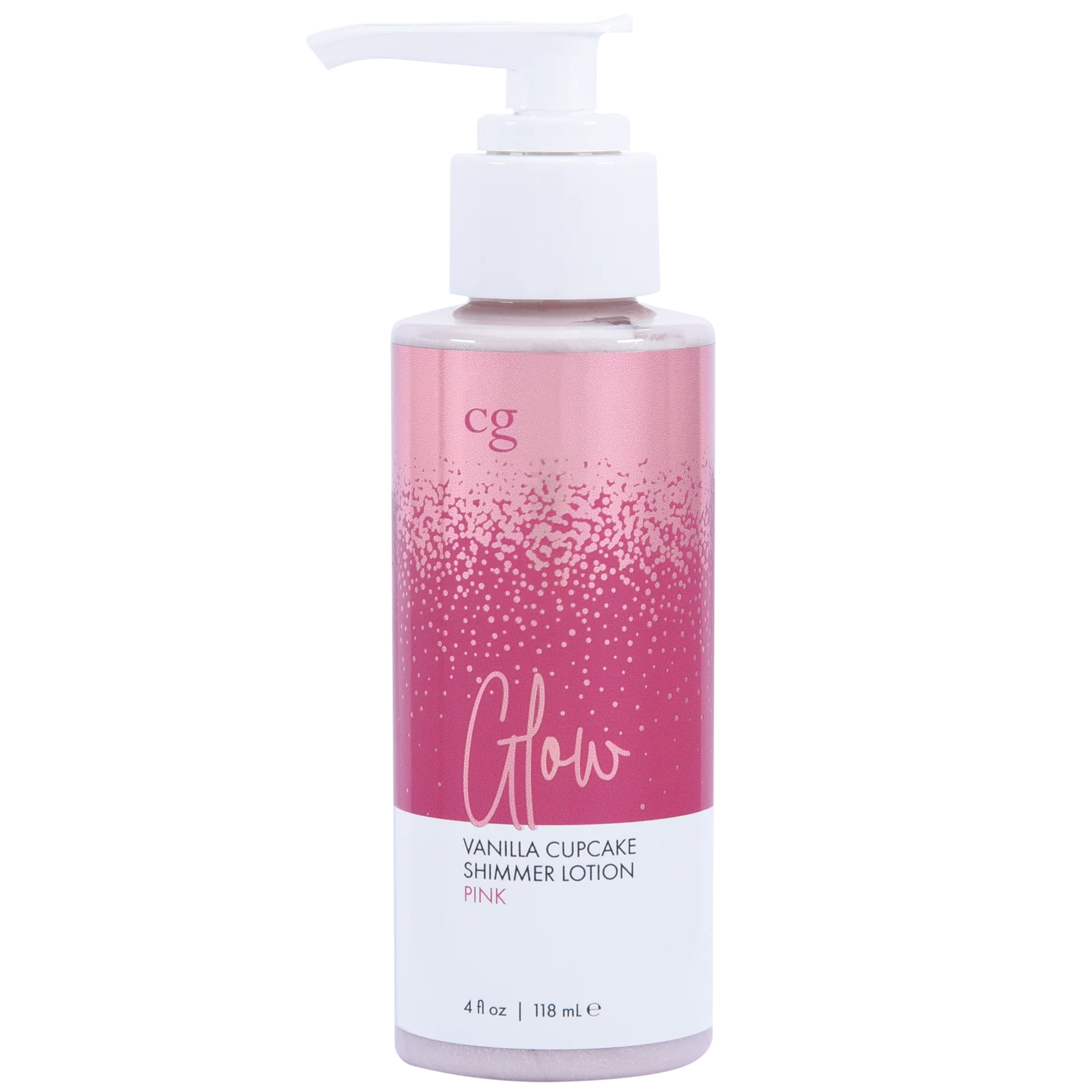 Glow Vanilla Cupcake Shimmer Lotion Pink - 4 oz