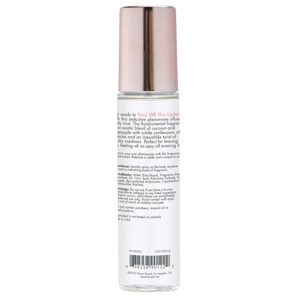 CG Pheromones Body Mist Turn Off the Lights - 3.5 oz - Image 3