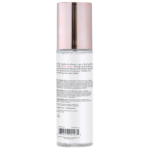 CG Woo Hoo Water Based Personal Lubricant  - 4.4 oz - Image 3