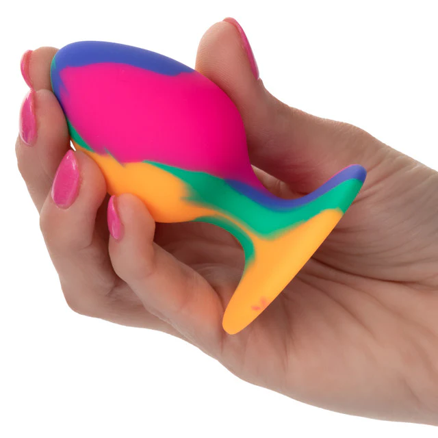 Cheeky Tie-Dye Butt Plug - Medium - Image 2