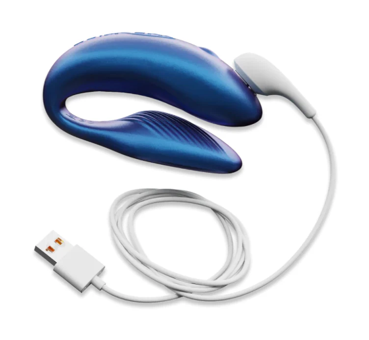 Chorus by We-Vibe Couples Vibrator in Cosmic Blue - Image 5