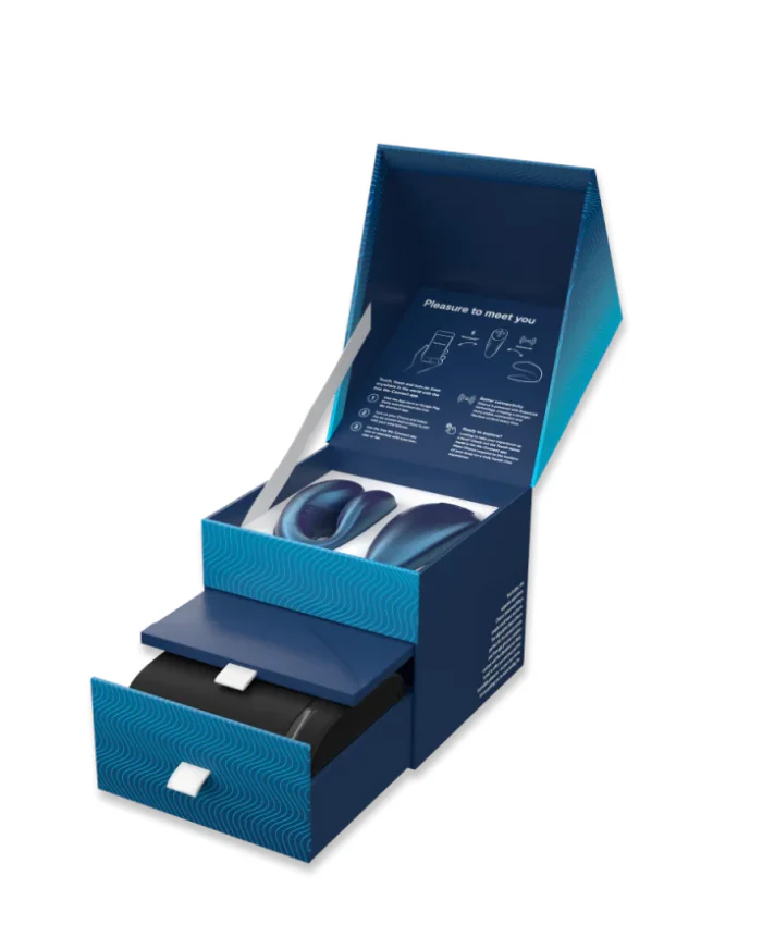 Chorus by We-Vibe Couples Vibrator in Cosmic Blue - Image 7
