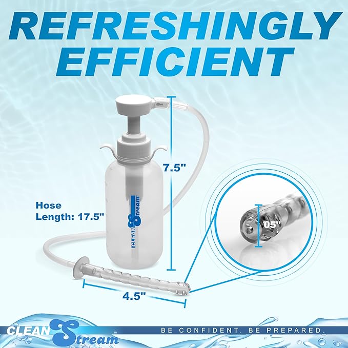 CleanStream Pump Action Enema Bottle with Nozzle - Image 4