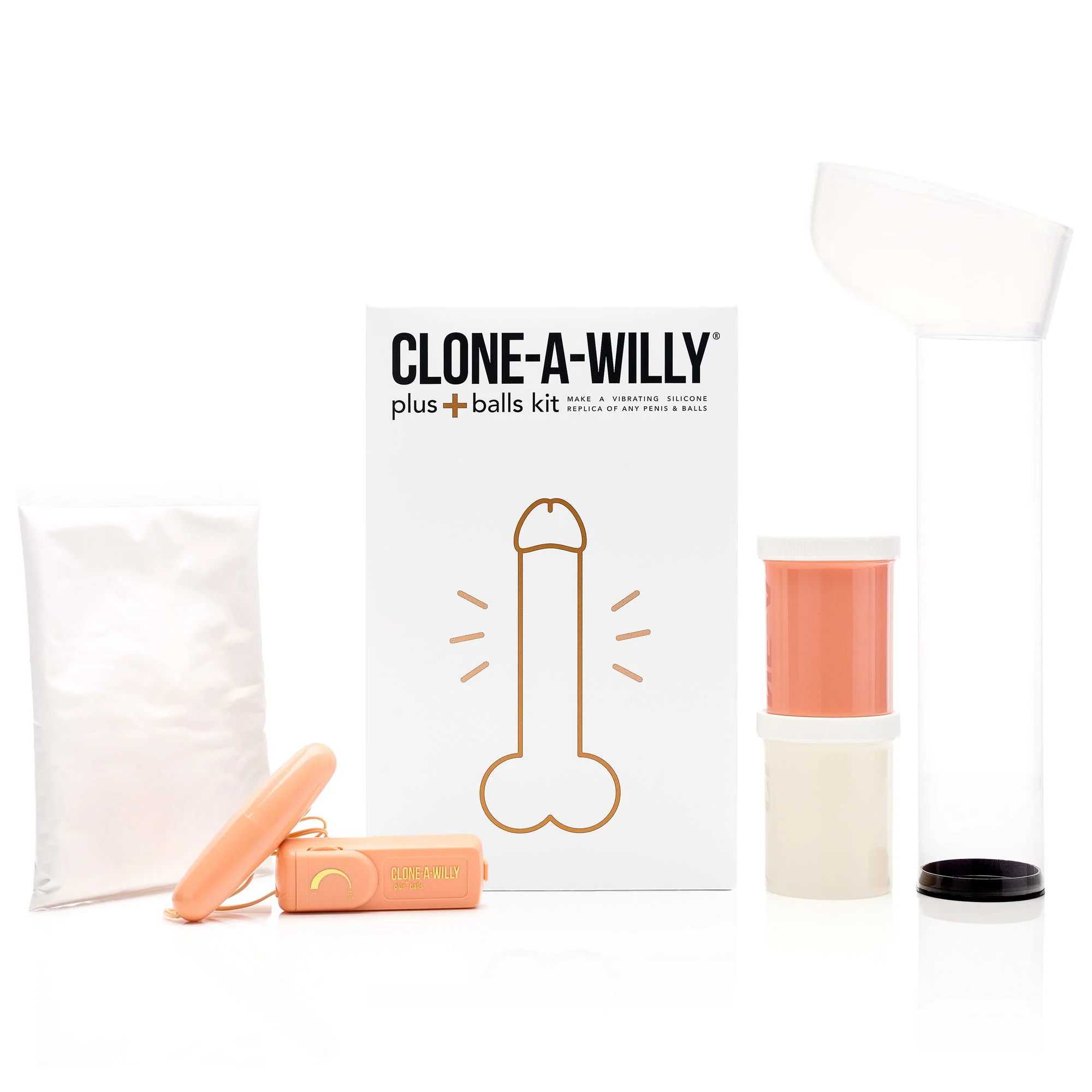 Clone-A-Willy + Balls Kit - Light Skin Tone - Image 2