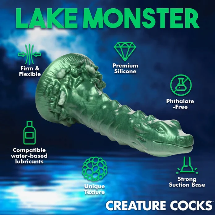 COCKNESS MONSTER LAKE CREATURE SILICONE DILDO - Image 7