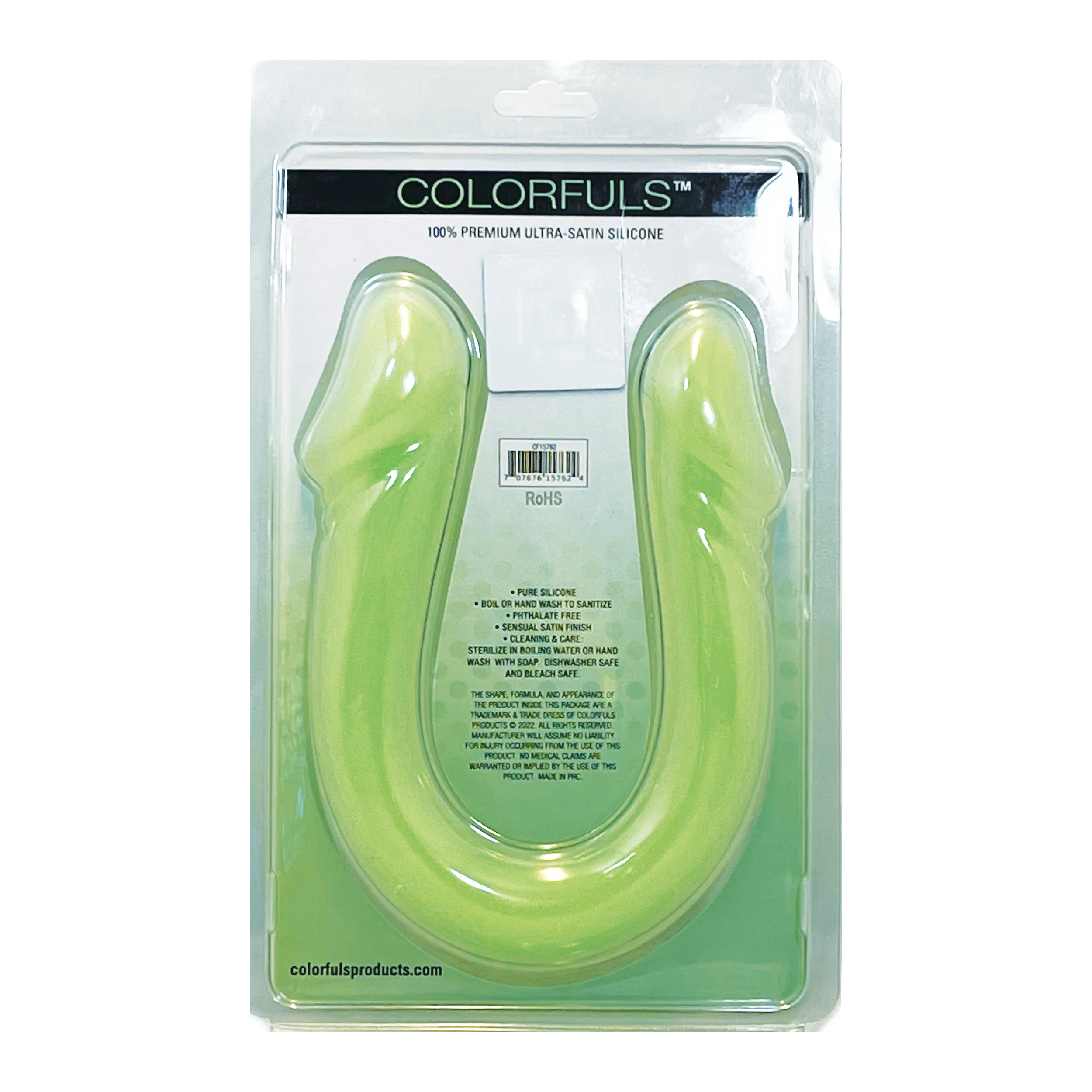 Colorfuls Green Glow-in-the-Dark Double Dong - Image 3
