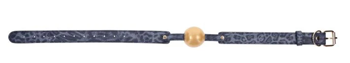 Cougar Faux Leather Gag Ball - Image 2