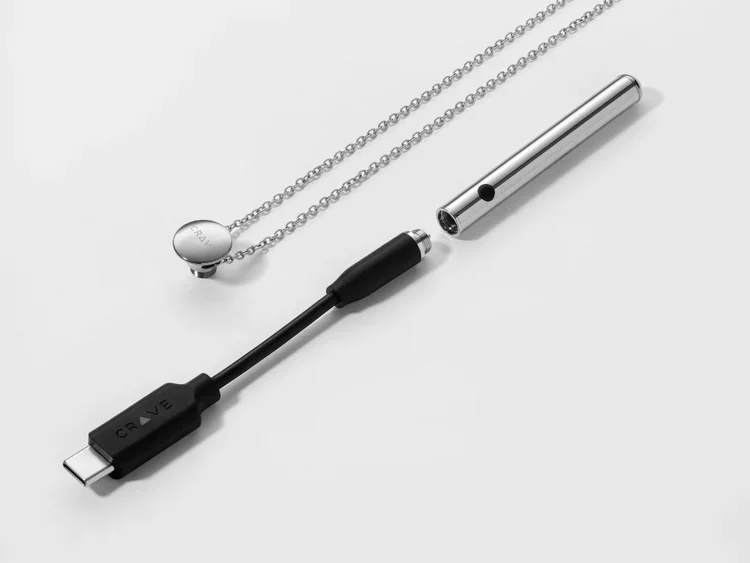 Crave Vesper Mini Vibrator Necklace in Rose Gold - Image 5