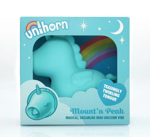 Creative Conceptions Unihorn Mount 'N Peak Twirling Tongue Mini Vibrator - Image 3