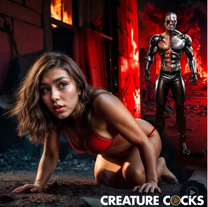 Creature Cocks Cyborg Cock Thrusting & Vibrating Silicone Dildo - Image 7