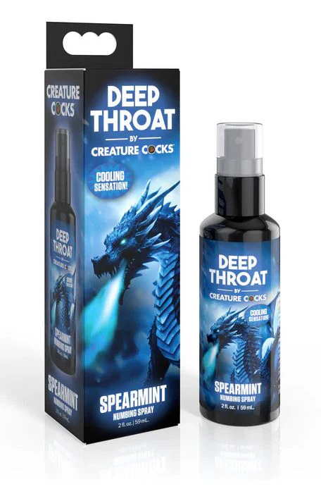 Creature Cocks Spearmint Deep Throat Numbing Spray - 2 oz - Image 2