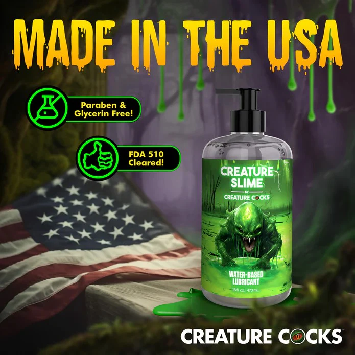 Creature Slime  16oz Clear Water-Based Lubricant - Image 4