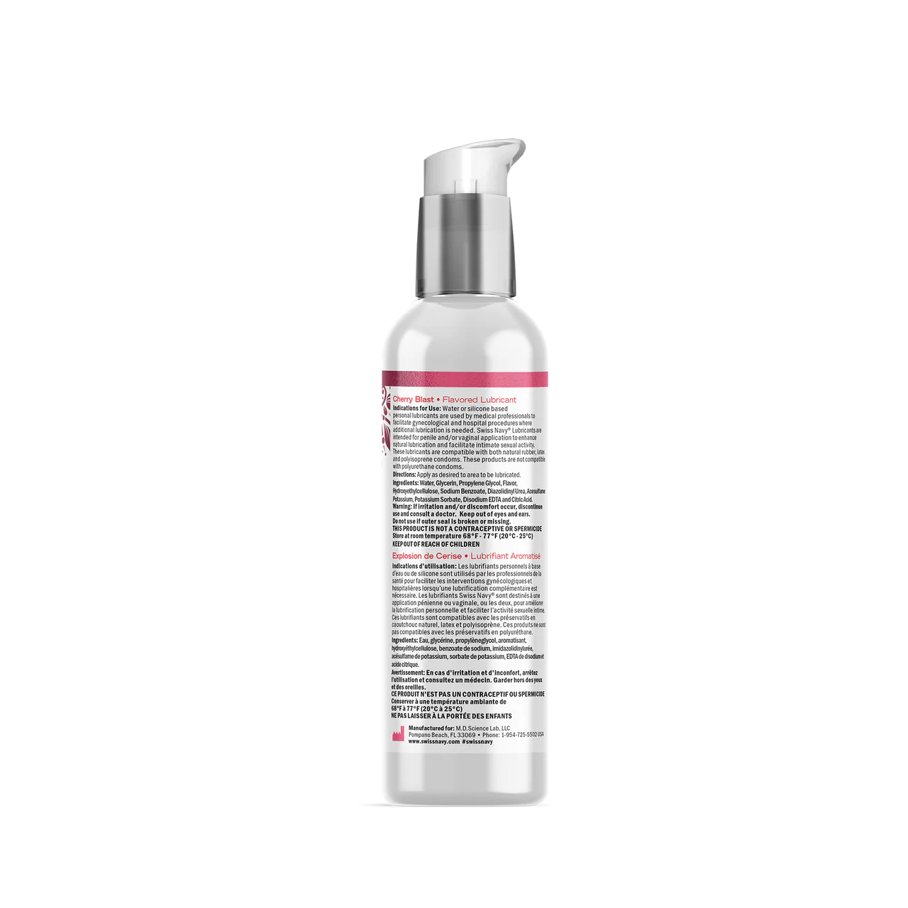 Swiss Navy Desire Cherry Blast Flavored Lubricant - 2 oz - Image 2