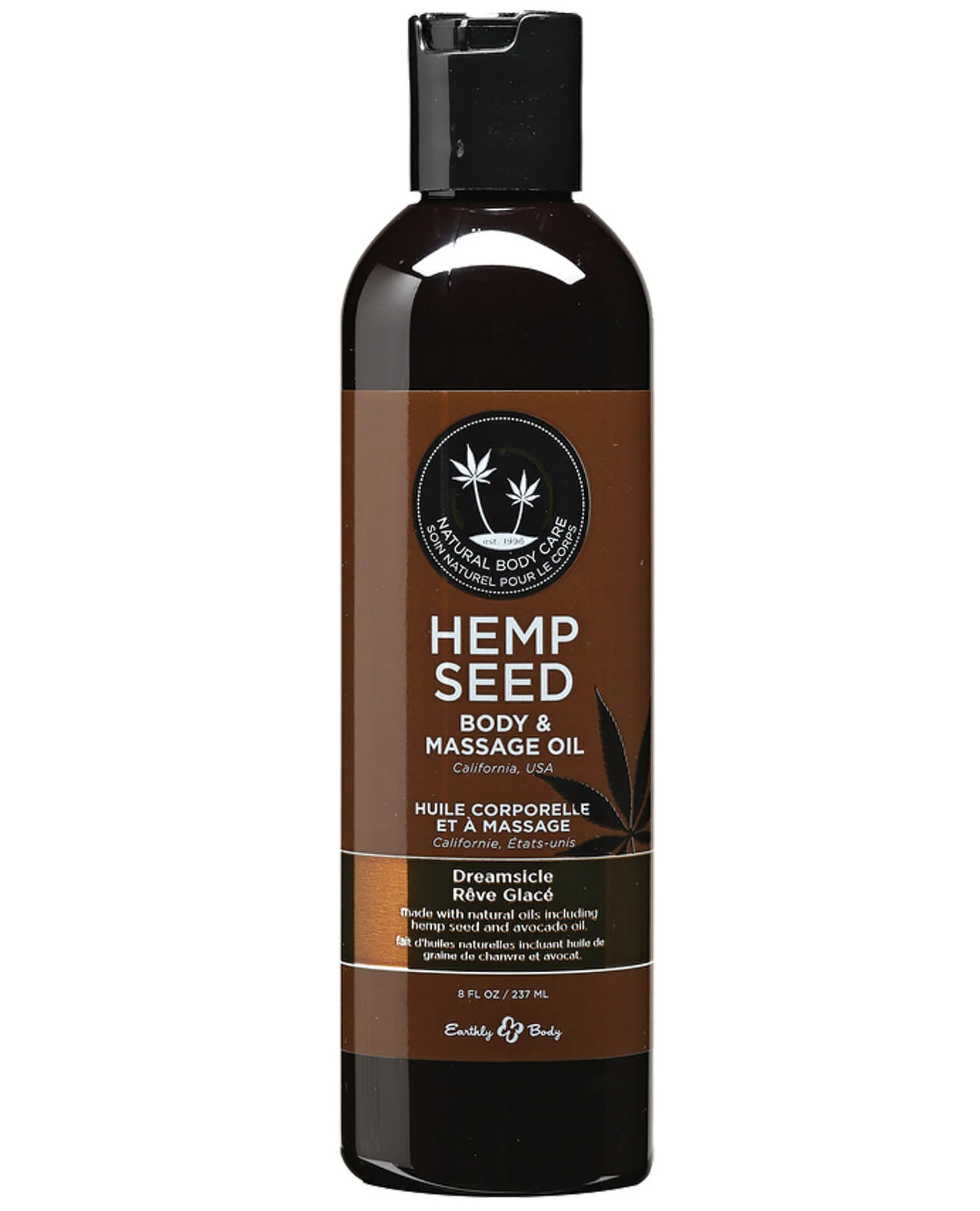 Earthly Body Dreamsicle Massage Body Oil - 8 oz