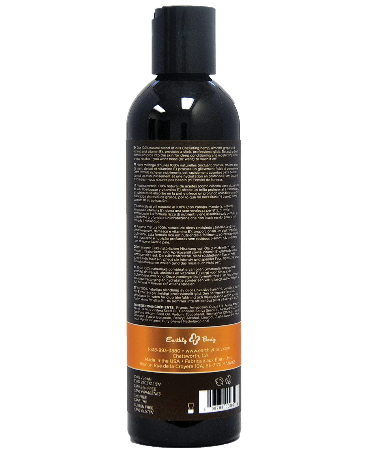 Earthly Body Dreamsicle Massage Body Oil - 8 oz - Image 2