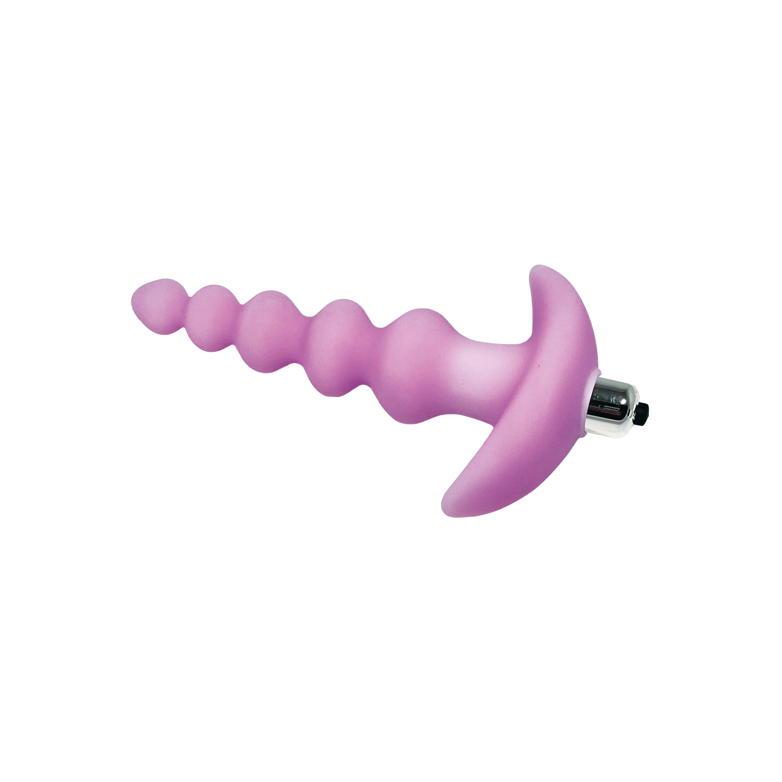 Hook N' Up Pink Glow-in-the-Dark Butt Plug - Image 2