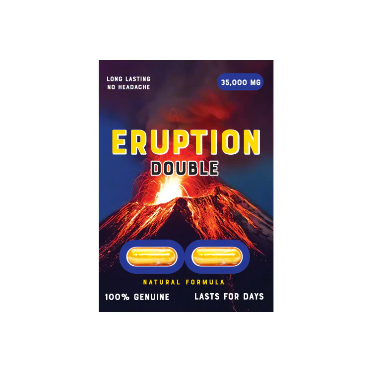 Eruption Double 35MG Male Sexual Enhancement Supplement - 2 Capsules