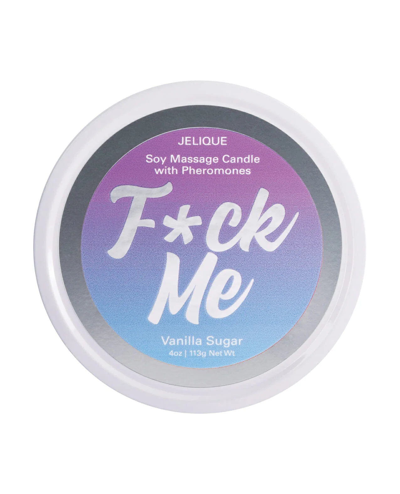 Jelique Fuck Me Vanilla Sugar Massage Candle – 4 oz - Image 2