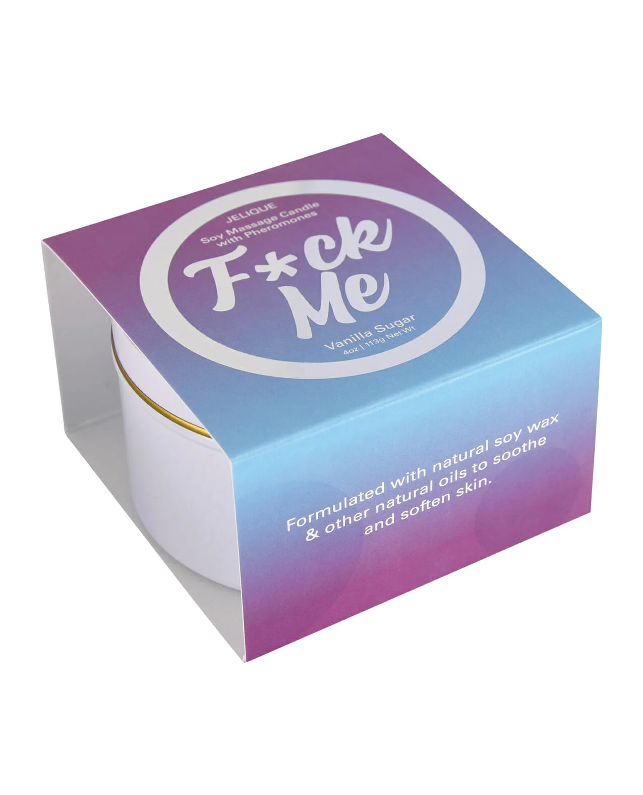 Jelique Fuck Me Vanilla Sugar Massage Candle – 4 oz - Image 5