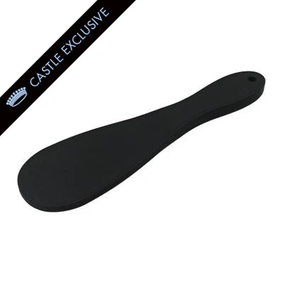 Fetish Pleasure Play Black Silicone Paddle - Image 2