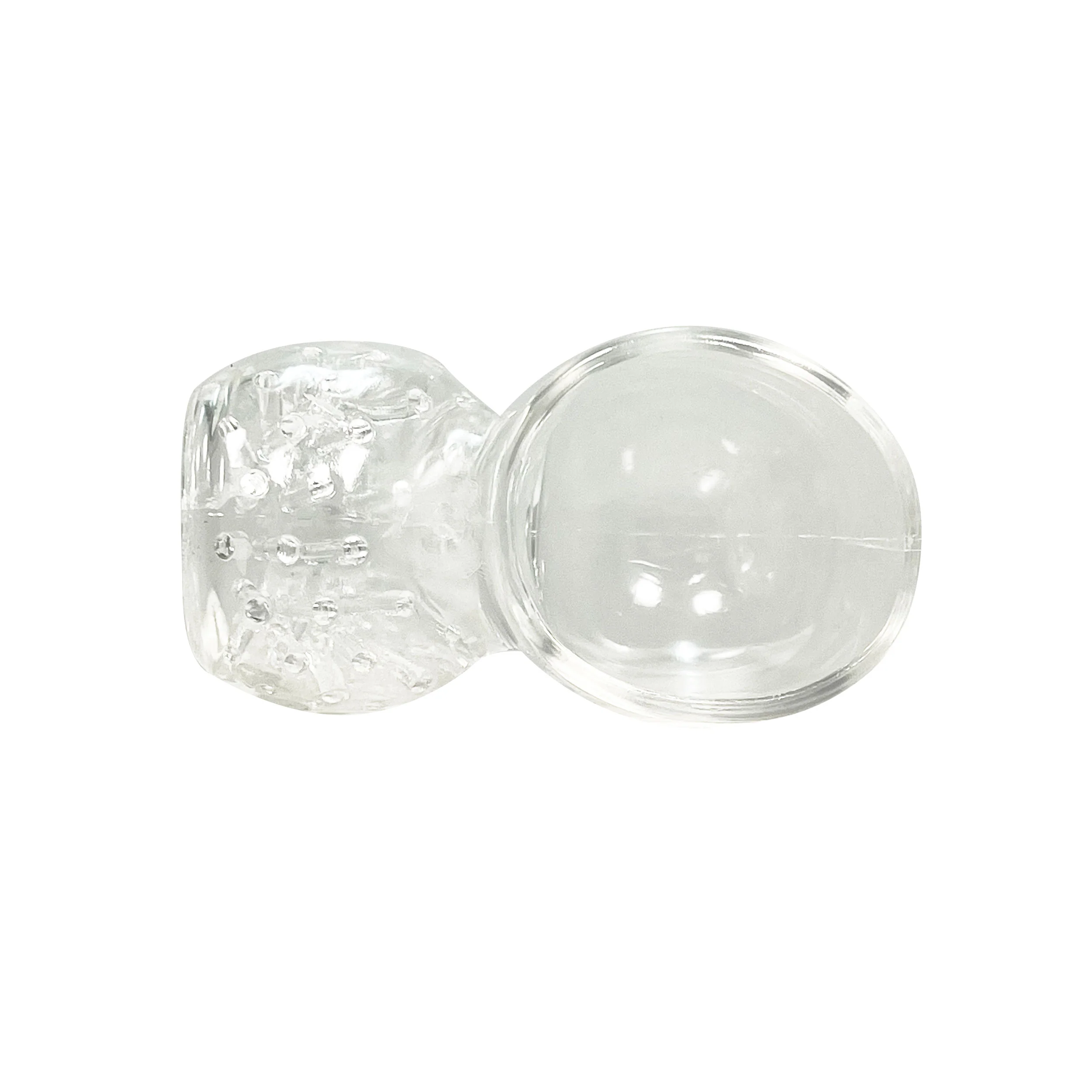 Fetish Pleasure Play Vibrator Attachment Storm Head Tip - Clear - Image 5