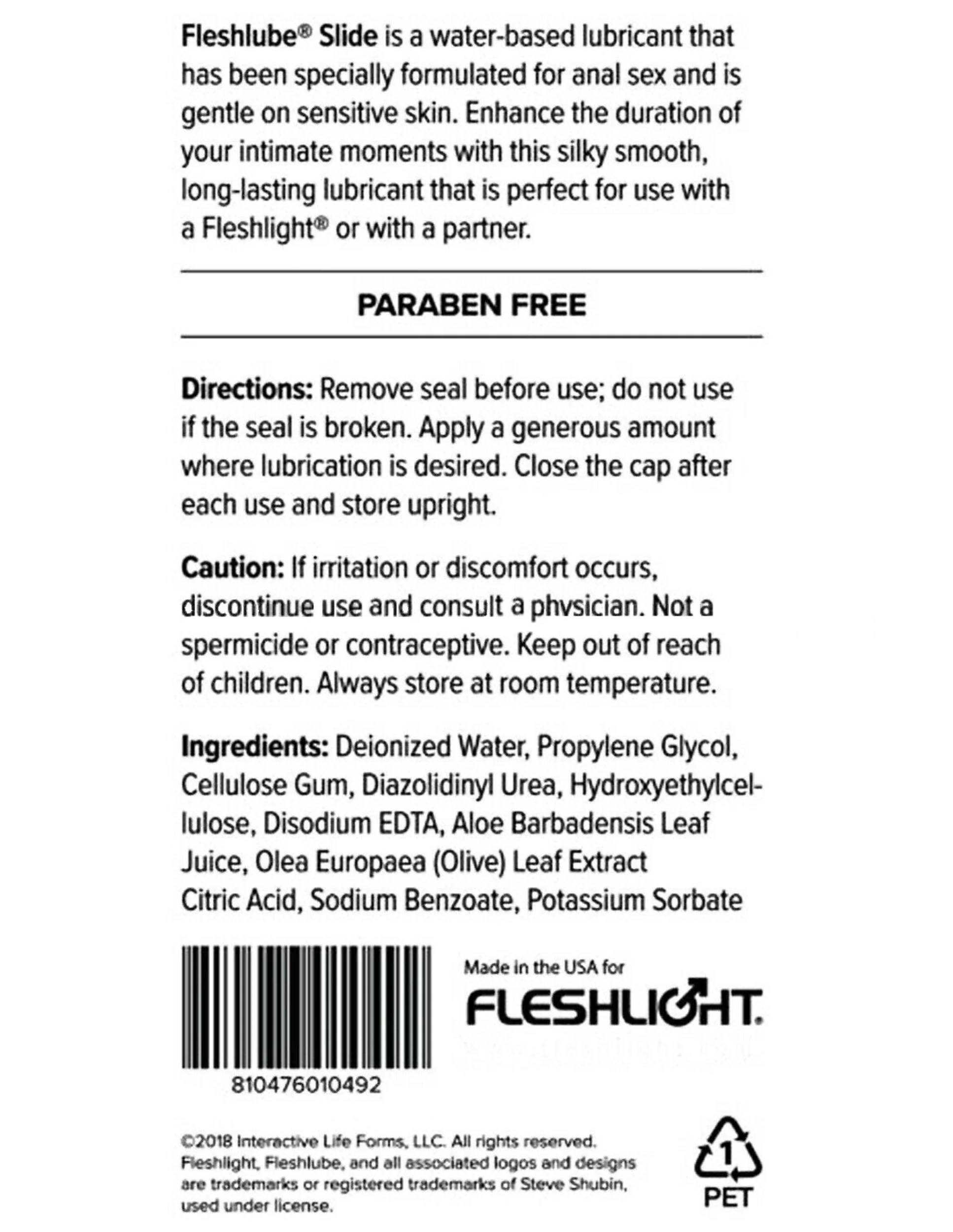 Fleshlight Fleshlube Anal Slide Lube - 8 oz - Image 2