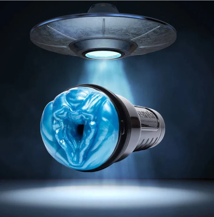 Fleshlight Freaks Alien Textured Masturbator Stroker - Blue - Image 5