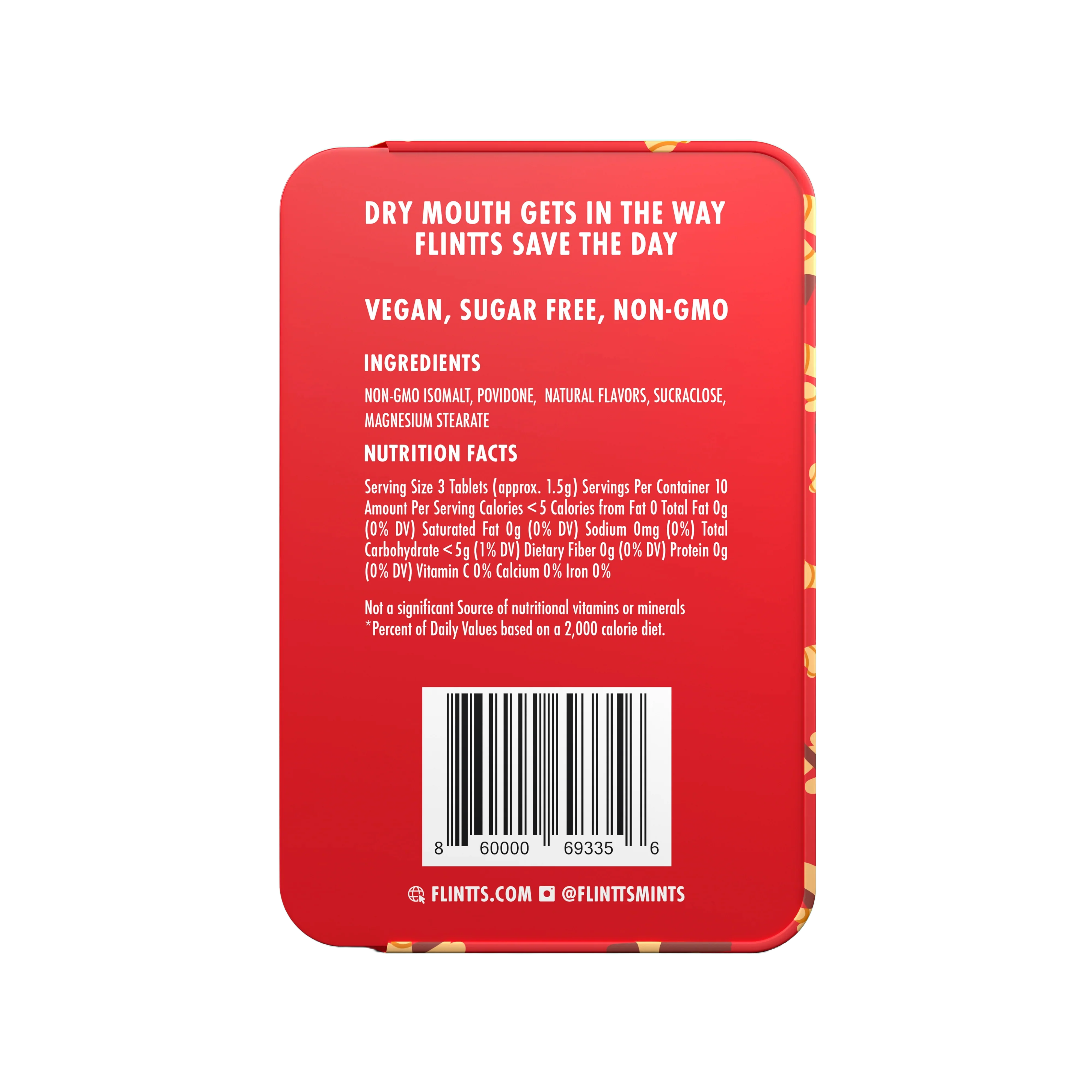 Flintts Mouth Watering Mints in Cinnamon Ginger - F Strength 300 - Image 2