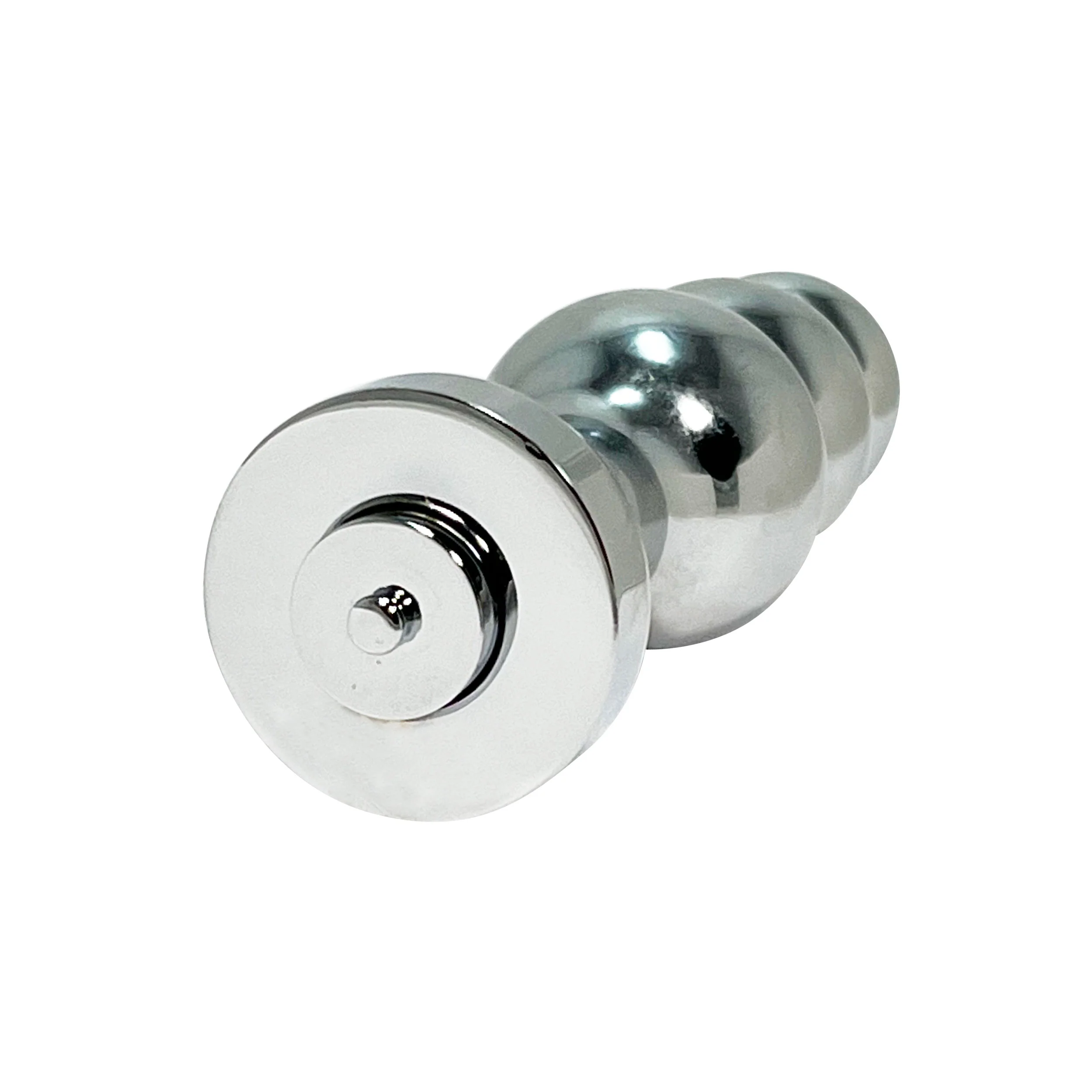 FETISH PLEASURE PLAY ELECTRO SHOCK METAL TAPERED BULB ANAL PLUG - Image 2