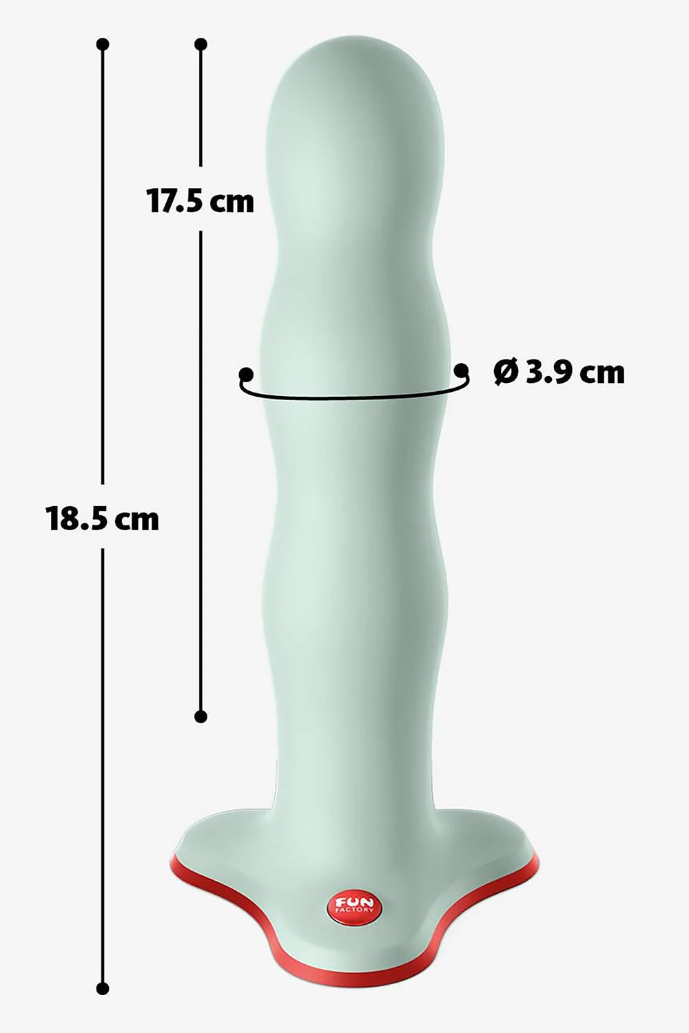 Fun Factory Bouncer Dildo in Sage Green - Image 4