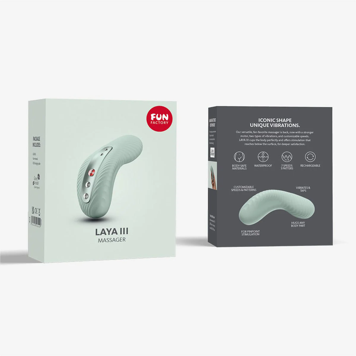 FUN FACTORY LAYA III LAY-ON VIBRATOR - SAGE - Image 5