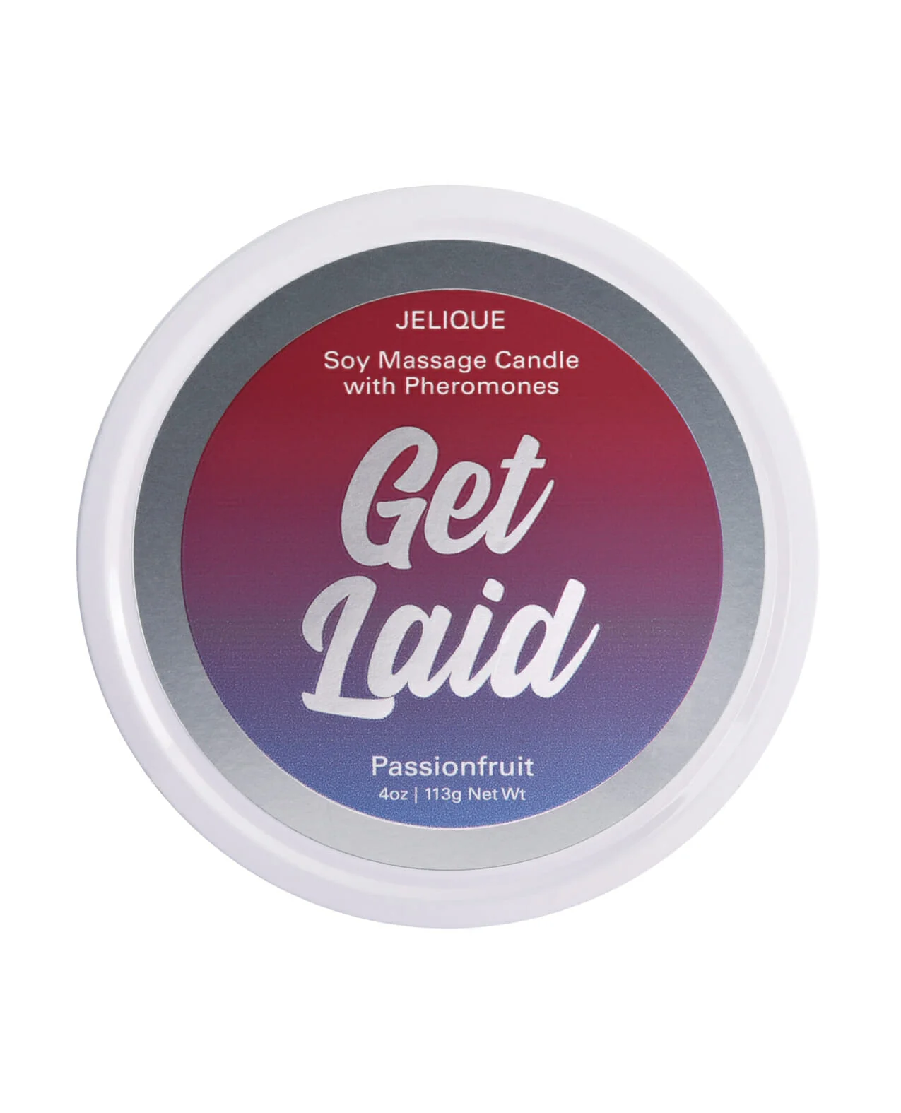 Jelique Get Laid Passion Fruit Massage Candle – 4 oz - Image 2