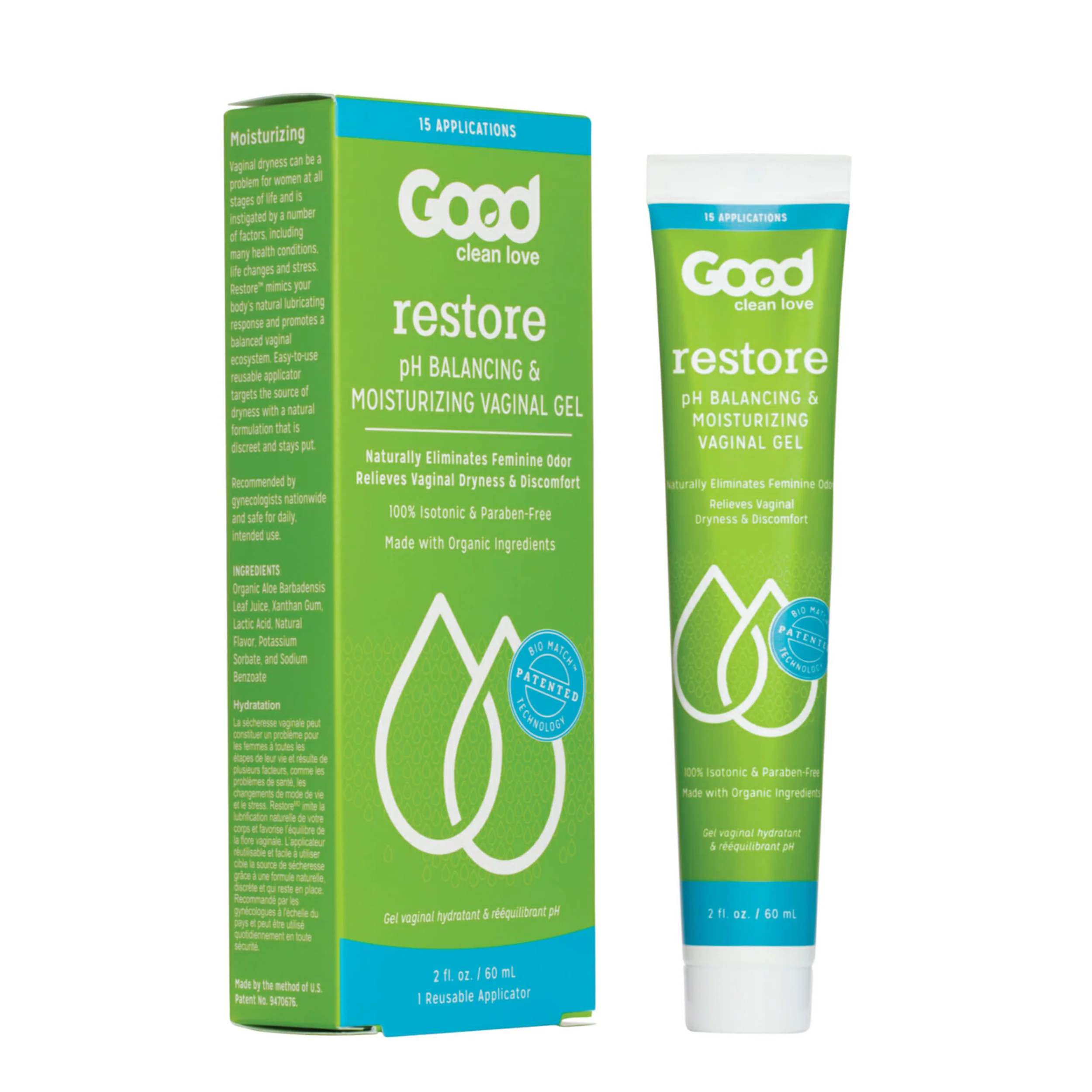 Good Clean Love Restore Moisturizing Lubricant – 2 oz - Image 3