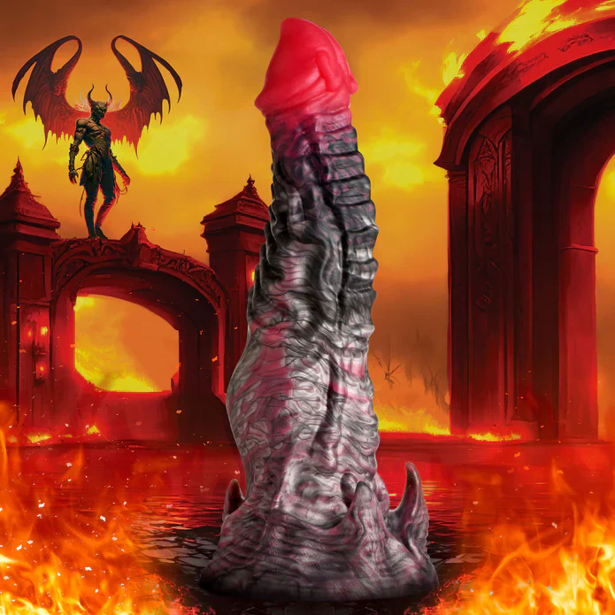 HADES SILICONE DILDO - LARGE - Image 3