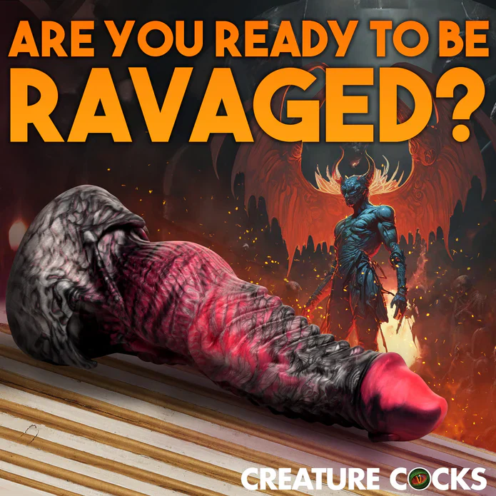 HADES SILICONE DILDO - LARGE - Image 5
