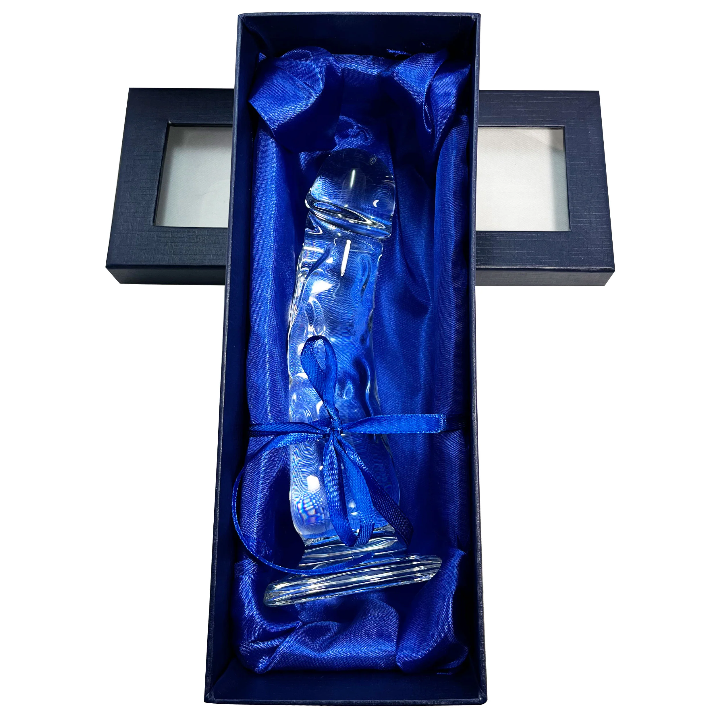 Harness Glass Double Treat Dildo - Image 2