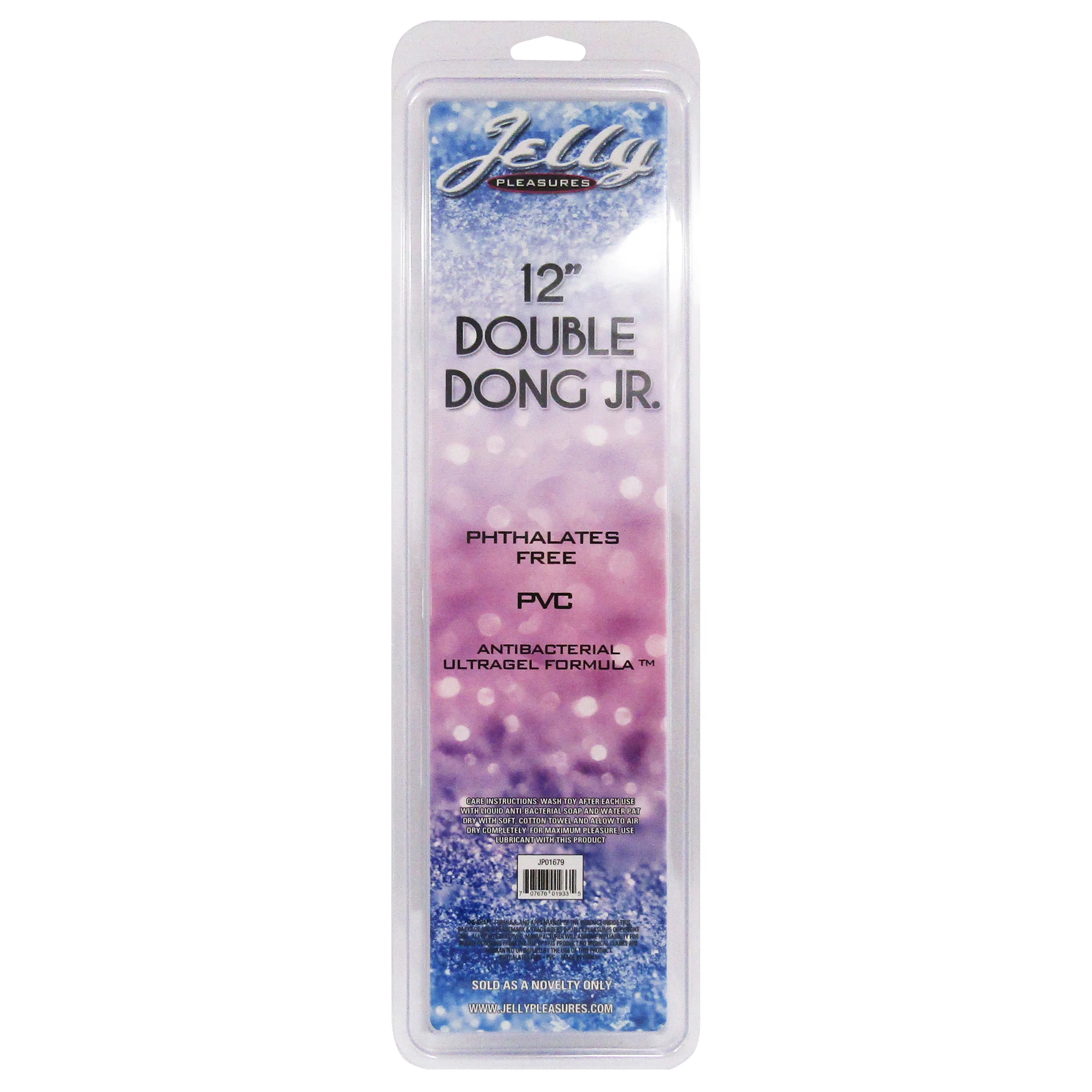 Jelly Pleasures 12in Double Dong - Image 3
