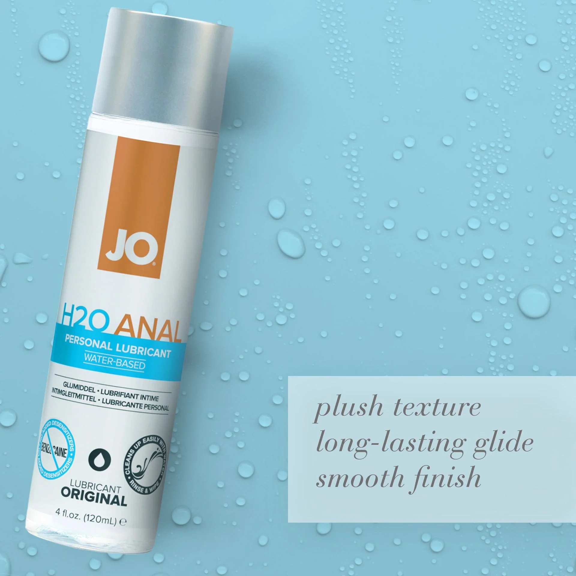 JO H2O Original Anal Lube - 2 oz - Image 3