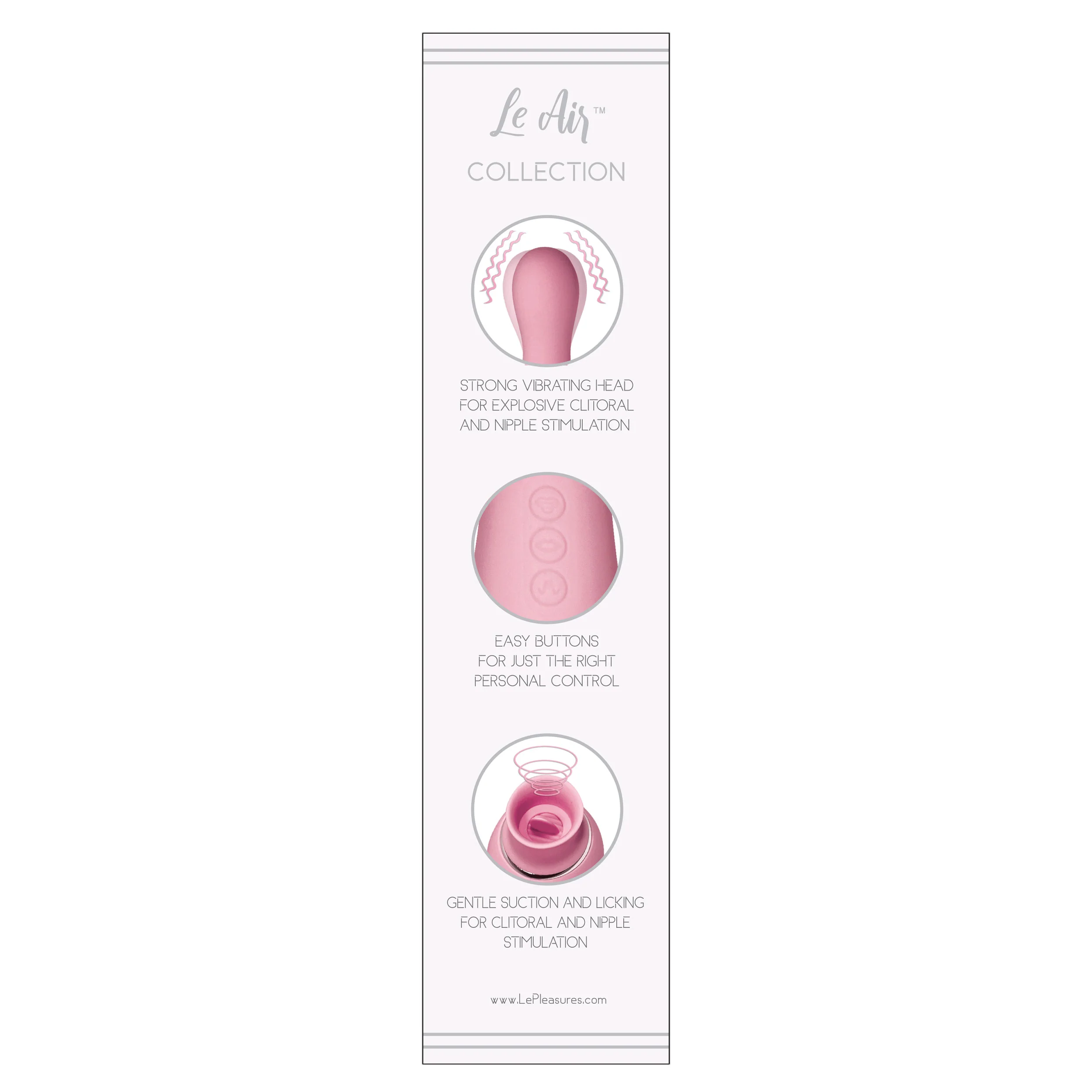 LE Air Collection Succion Vibrating Clitoral Suction Stimulator - Image 2