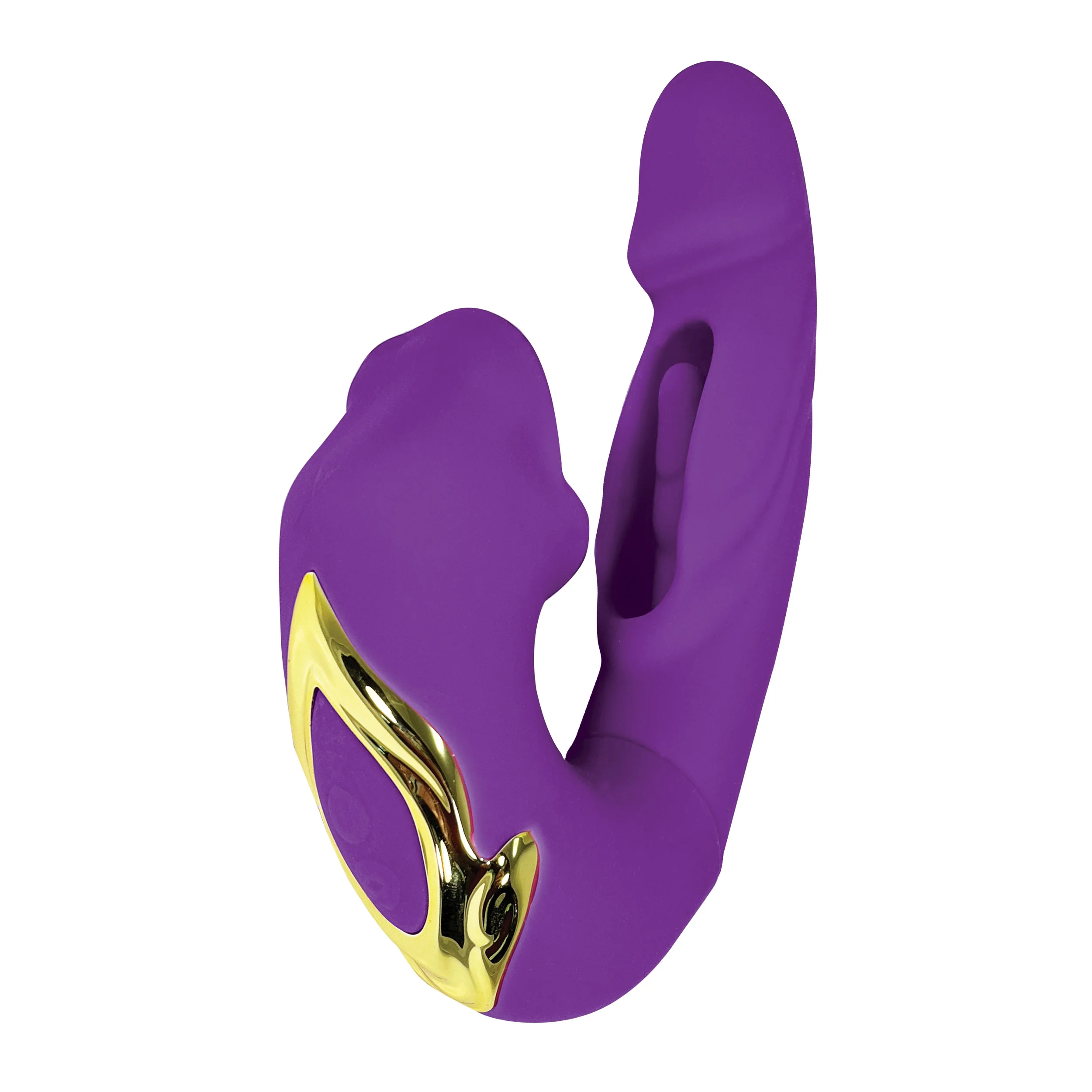 Le Caresse Vaciller Triple Function Super Soft Vibrator in Purple - Image 4