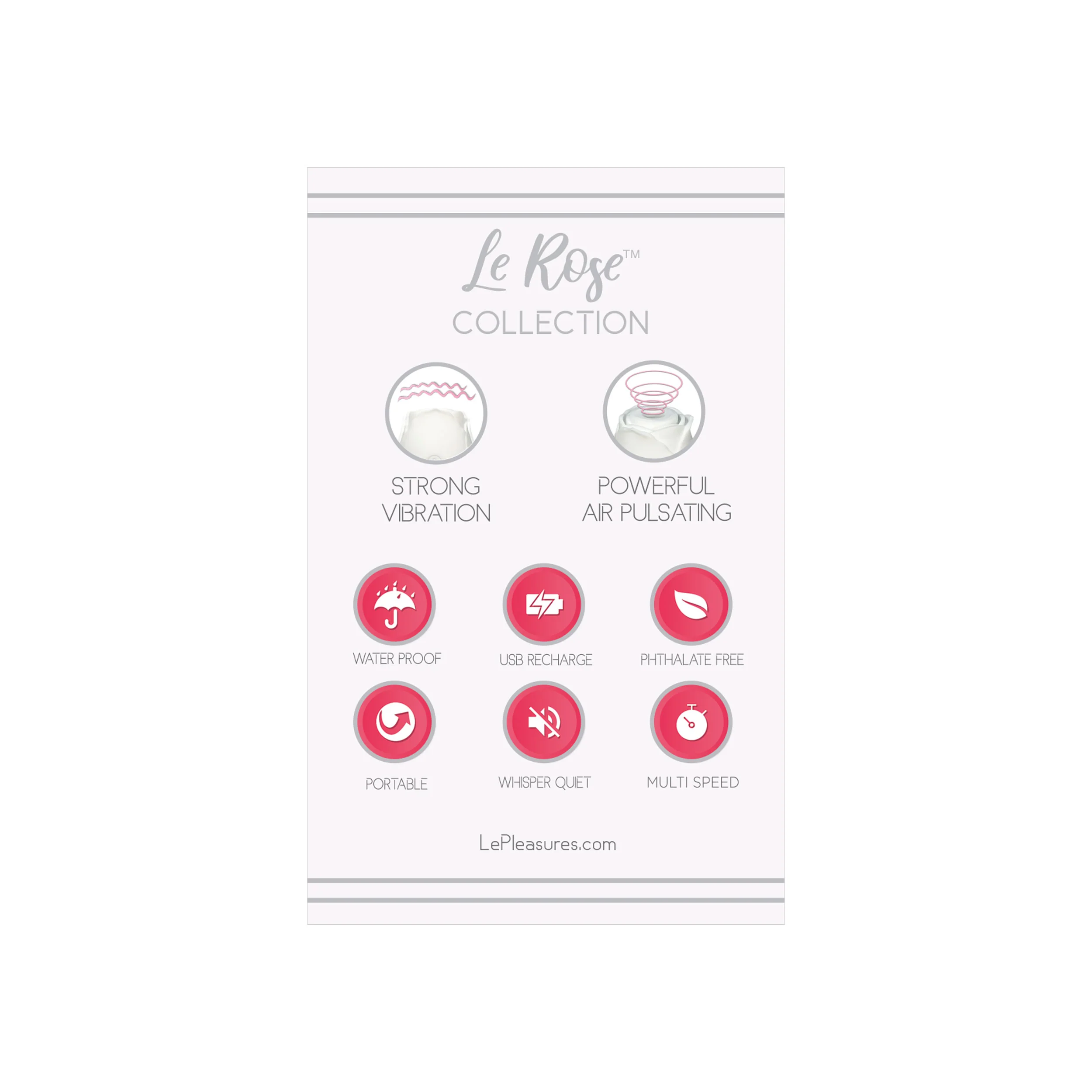 Le Rose Eden Air Pulsation Clitoral Vibrator - Glow-In-The-Dark - Image 4