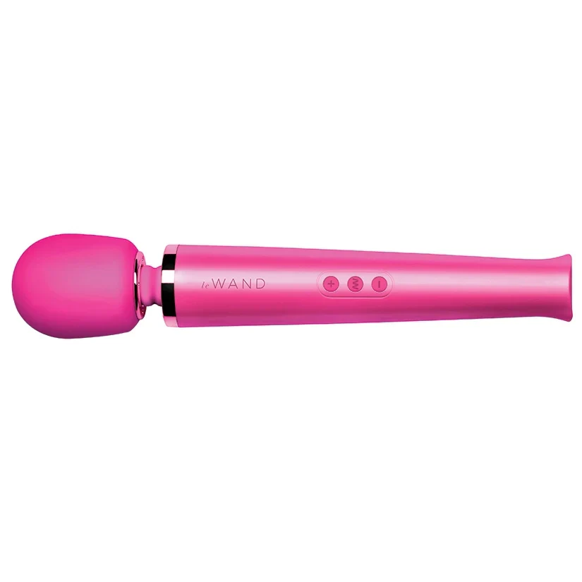Le Wand Rechargeable Massage Wand Vibrator in Magenta - Image 3