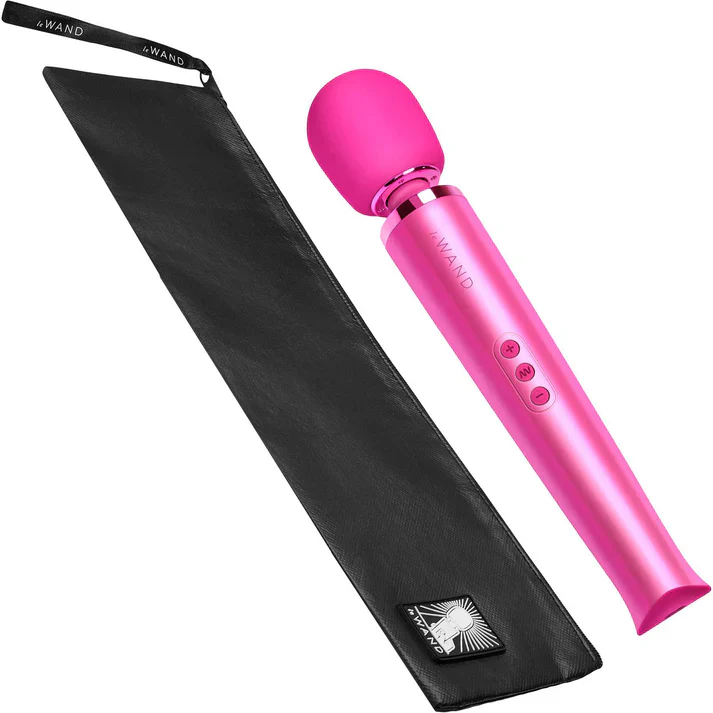 Le Wand Rechargeable Massage Wand Vibrator in Magenta - Image 6