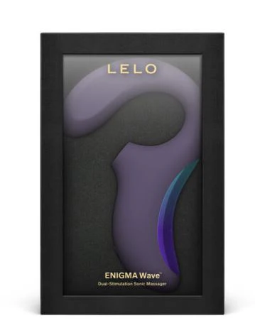 Lelo Enigma Wave Dual Stimulation Triple Motor Vibrator - Cyber Purple - Image 4