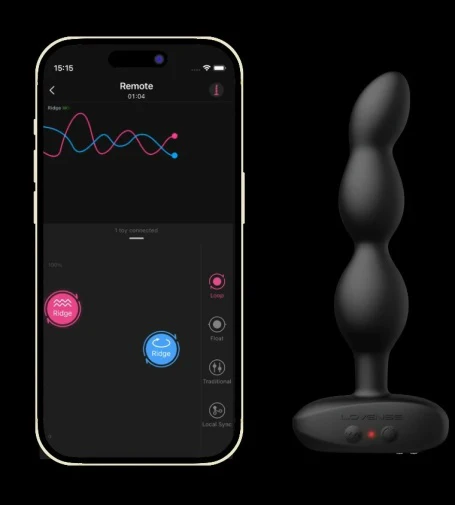 LOVENSE RIDGE ROTATING AND VIBRATING ANAL BEADS - Image 2